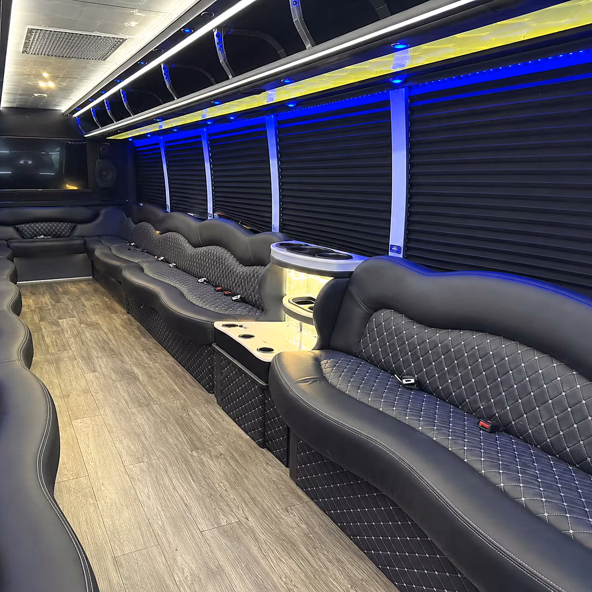 smyrna party bus rental interior