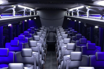 Smyrna Charter Bus Interior